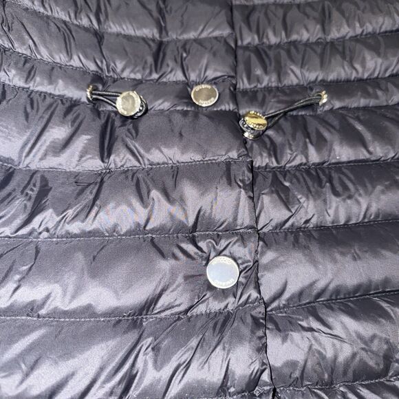 Soia & Kyo Women's S Macy Light Down Knit Jacket Elbow Sleeves Semi Fitted Black - Picture 7 of 16